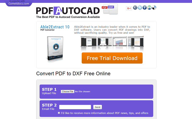 PDF to DXF CloudConvert