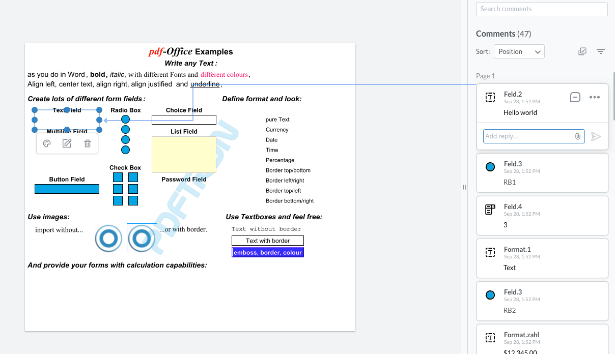 Build Form Fields using JavaScript Apryse Documentation