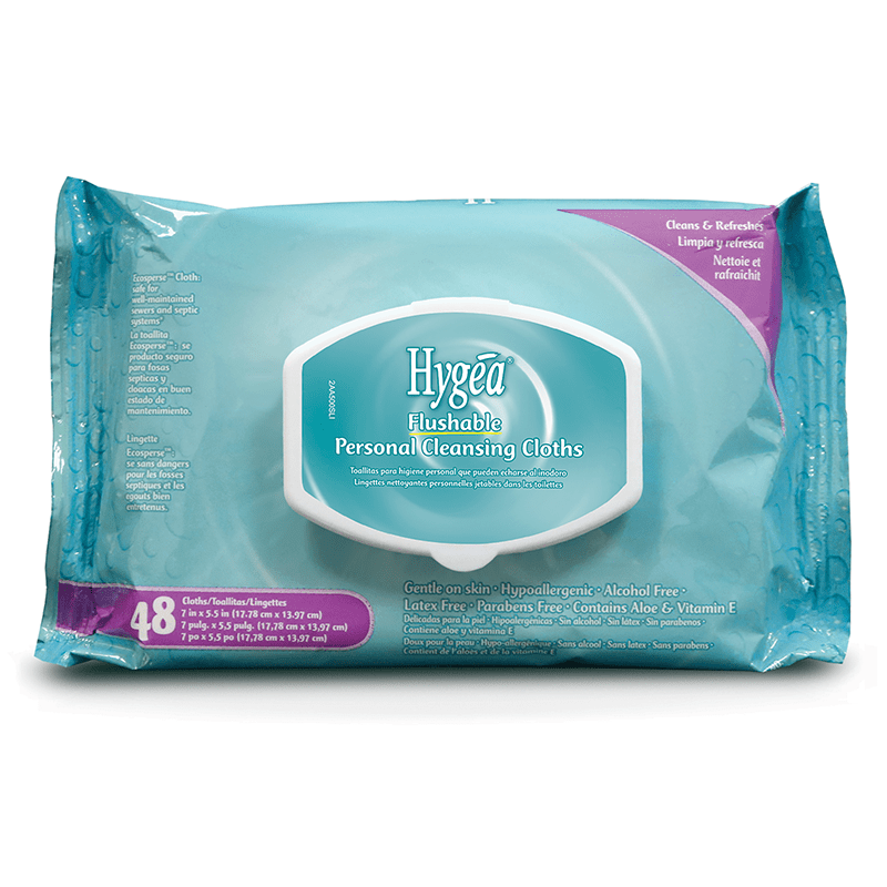 Hygea® Flushable Personal Cleansing Cloths PDI Healthcare