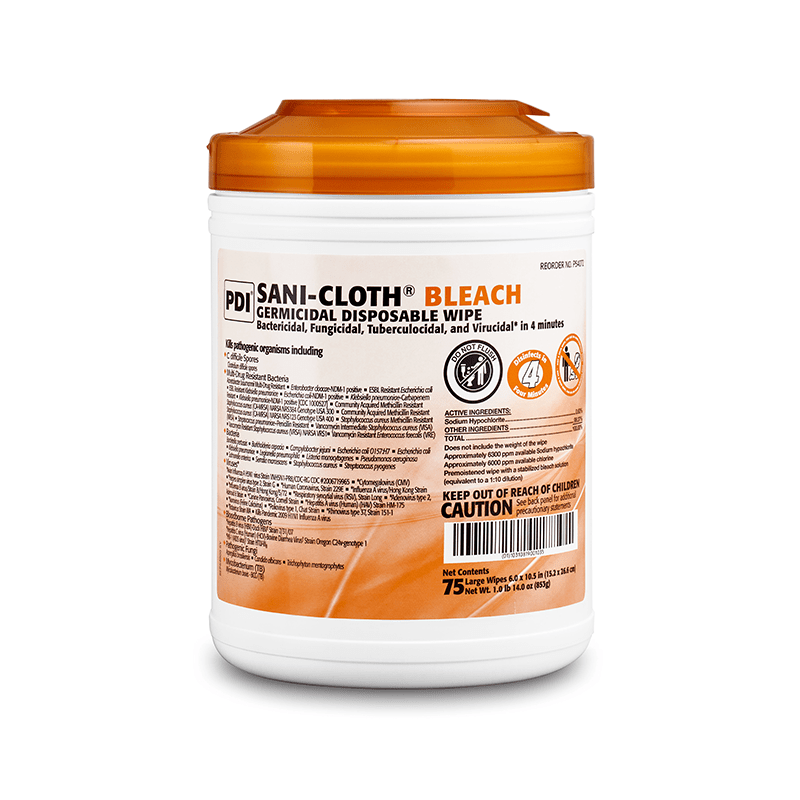 Sani Cloth Bleach Wipes Wet Time Great Selection www.oceanproperty.co.th