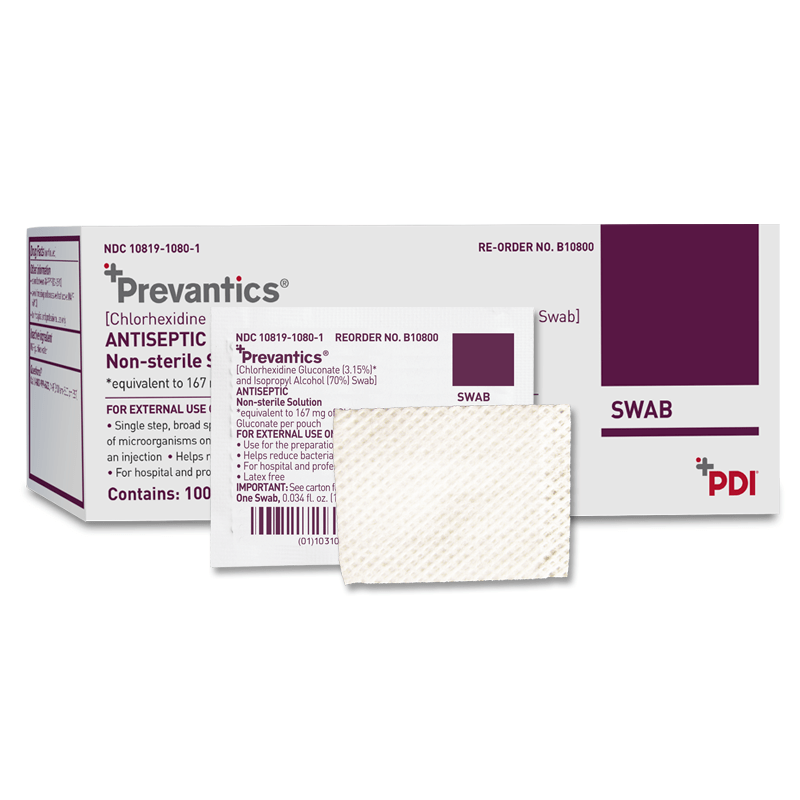 Prevantics® Swab, Swabstick & Maxi Swabstick PDI Healthcare