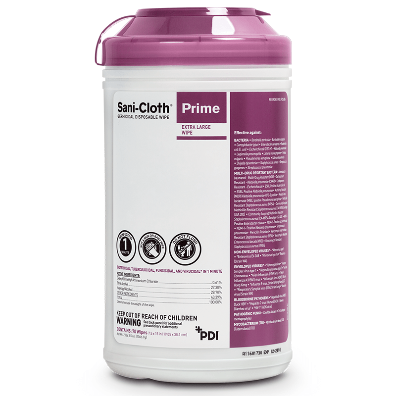 SaniCloth® Prime Germicidal Disposable Wipe PDI Healthcare
