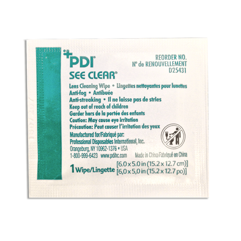 See Clear® Lens Cleaning Wipes PDI Healthcare