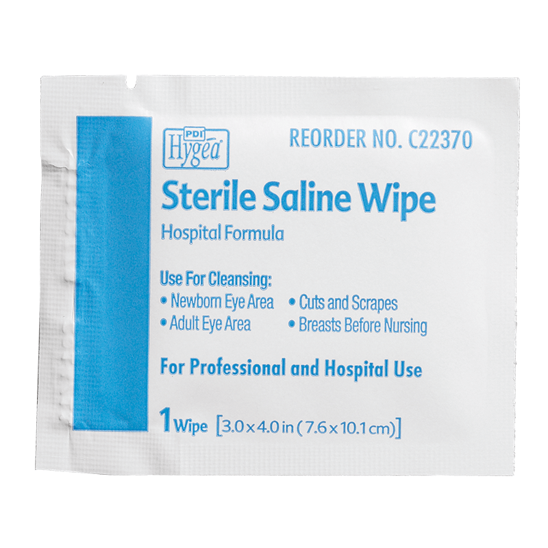 Hygea® Sterile Saline Wipe PDI Healthcare