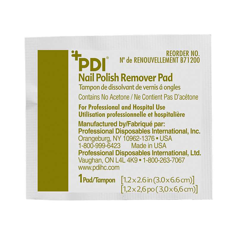 Discontinued PDI Nail Polish Remover PDI Healthcare