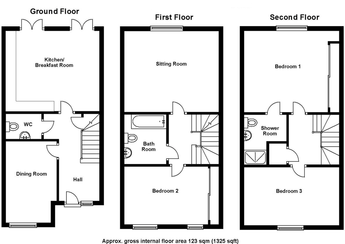 3 bedroom town house for sale, South Road, Saffron Walden CB, Audley