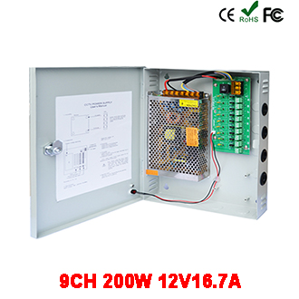 9CH Series CCTV Power Supply Box