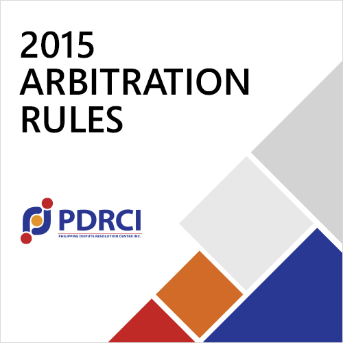 PDRCI Arbitration Rules PDRC