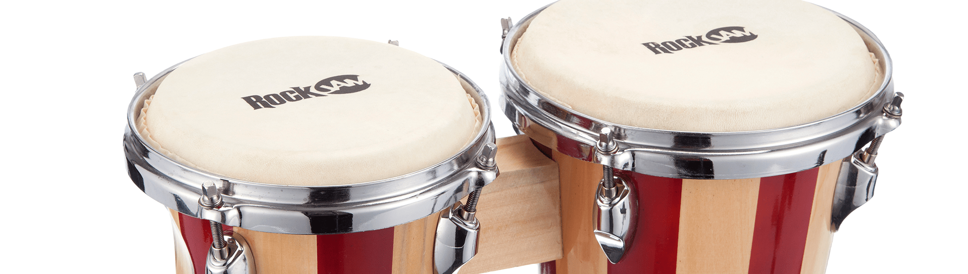 RockJam Bongo Drum with Carry Bag and Tuning Tool Rock Jam