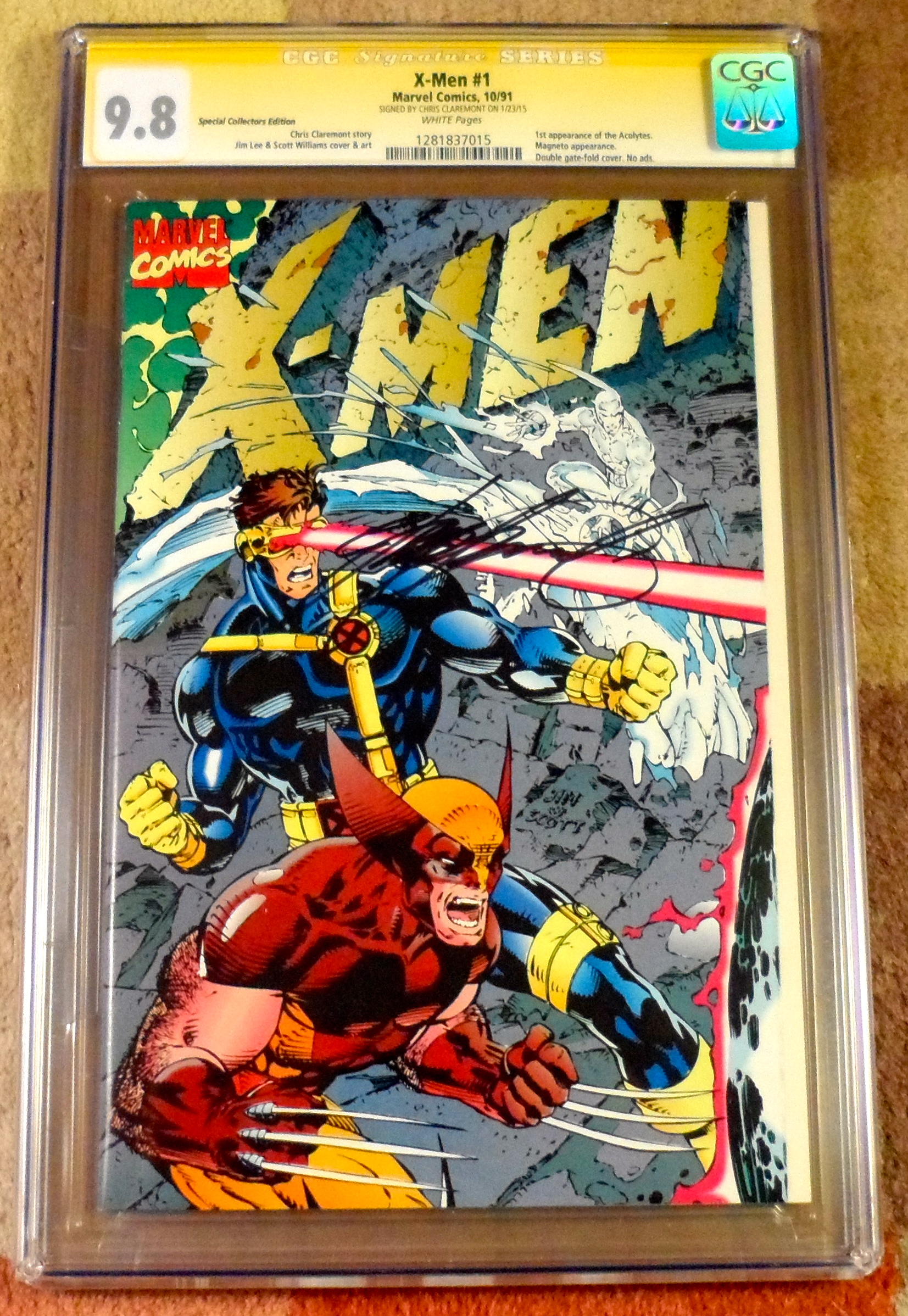 XMen 1, Special Collectors Edition, CGC 9.8 SS, Signed by Chris