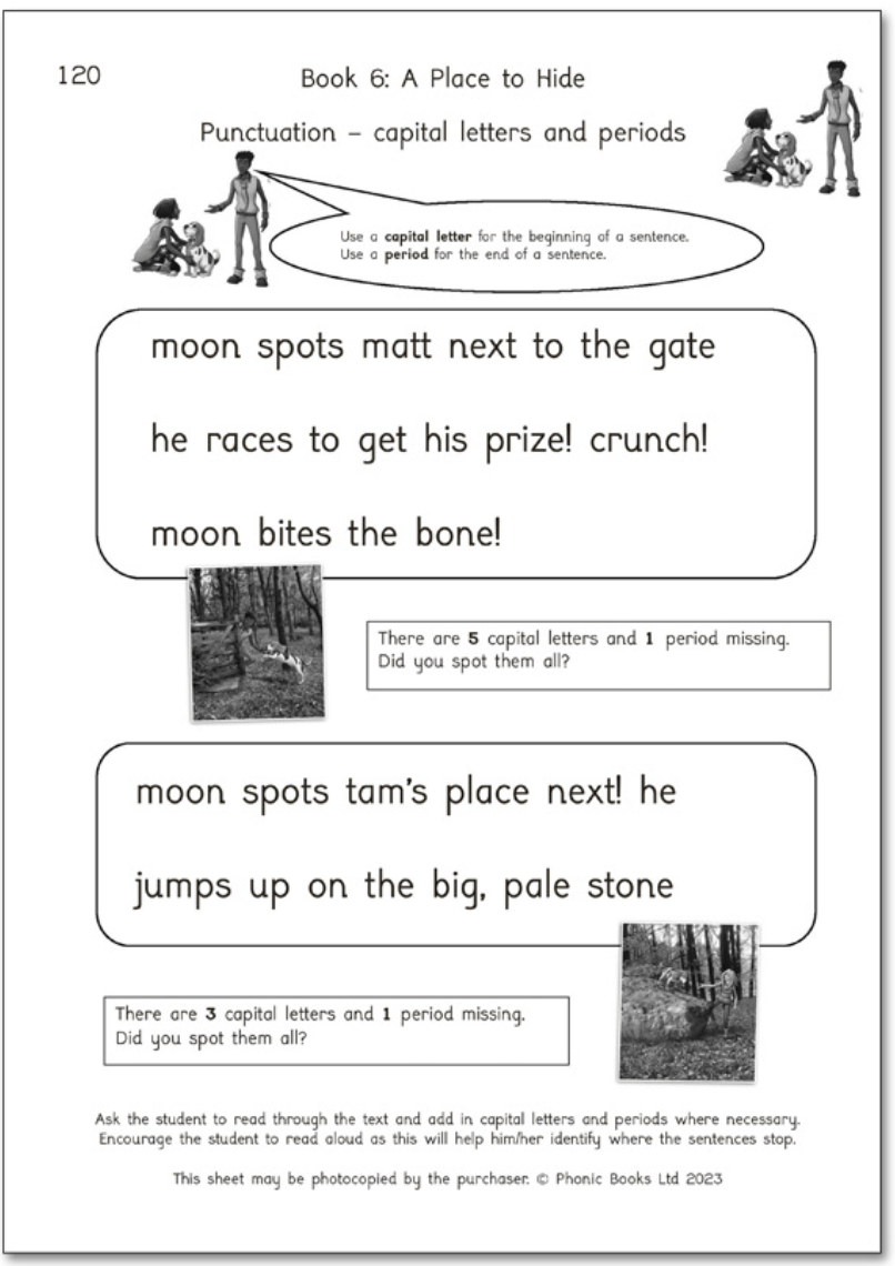 Phonic Books Moon Dogs VCe Spellings Workbook PDX Reading Specialist