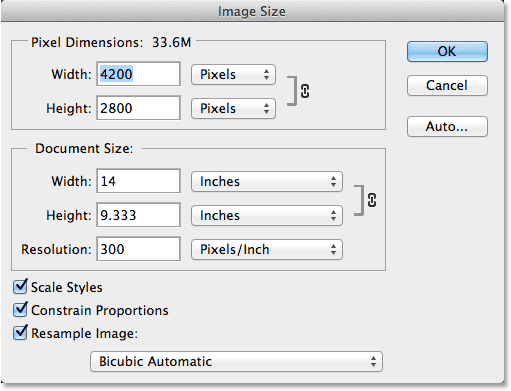 Resizing Images To Match Photo Frame Sizes With CS6