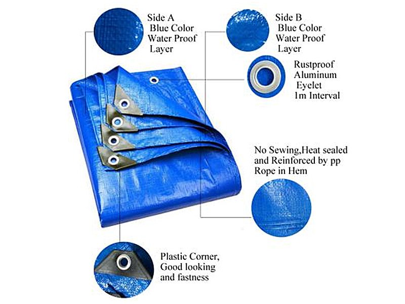 PE Tarpaulin factory and tarpaulin production flow Direct factory