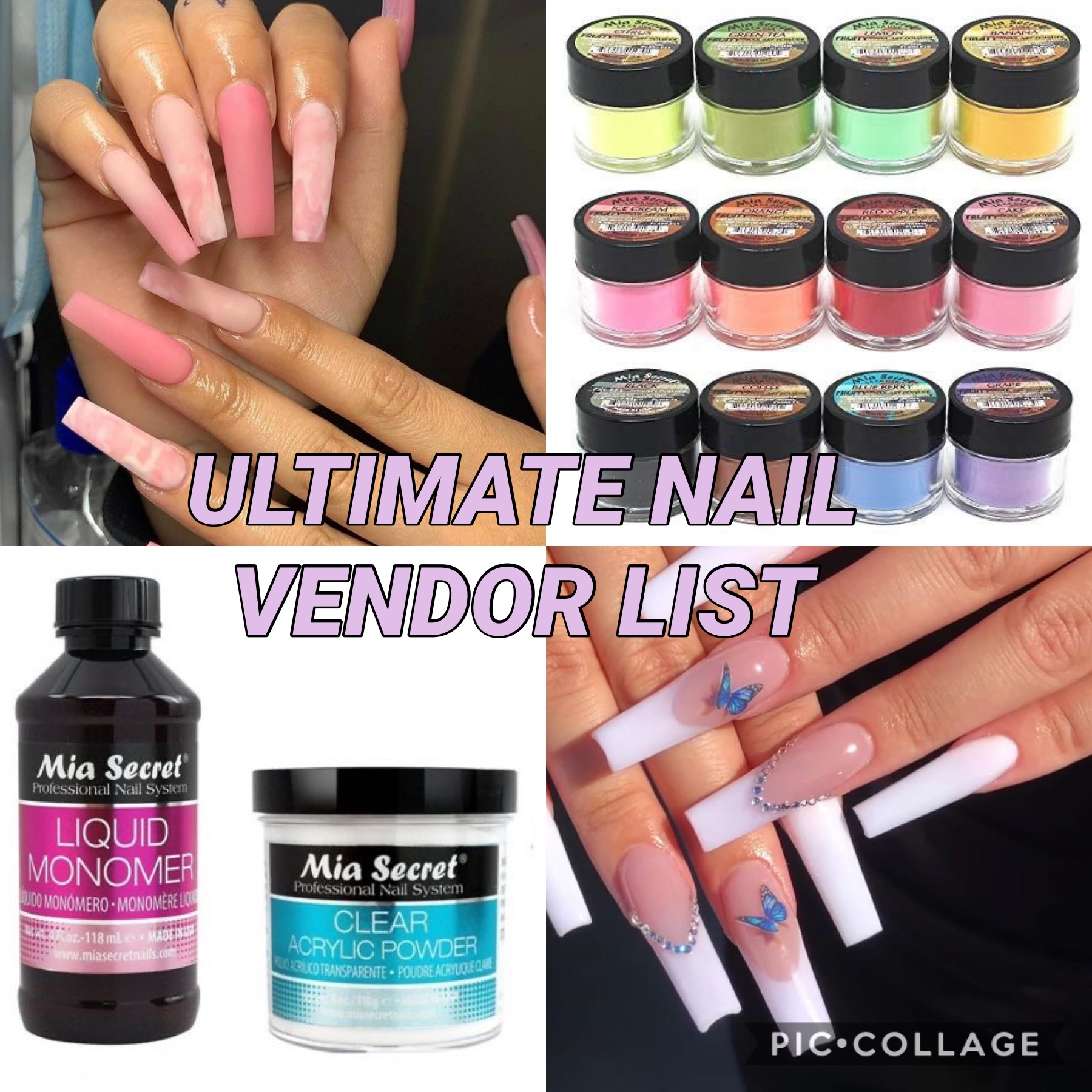 Nail Vendor List Payhip