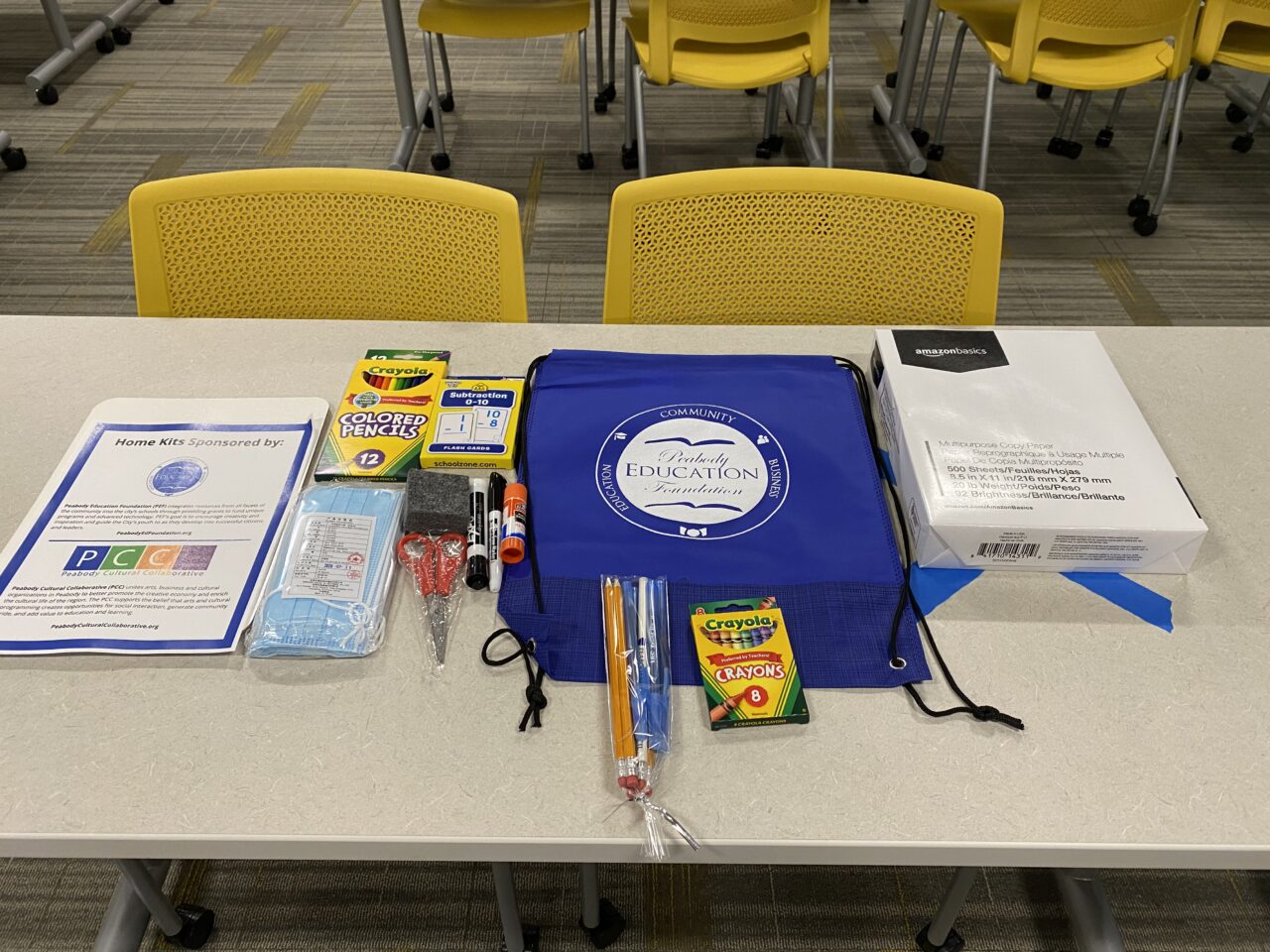PEF Funds Home School Kits for Students Peabody Education Foundation