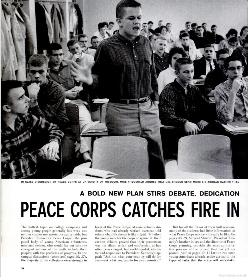 Peace Corps in LIFEWhen We Were New & Special1961 Peace Corps Worldwide