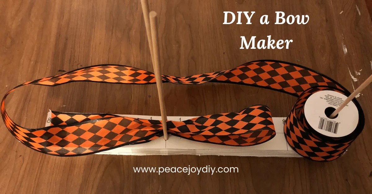 DIY A Bow Maker It's Easy! Create Peace & Joy