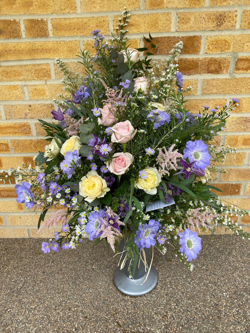 Tied Sheaf Peace Lily Flowers Romsey