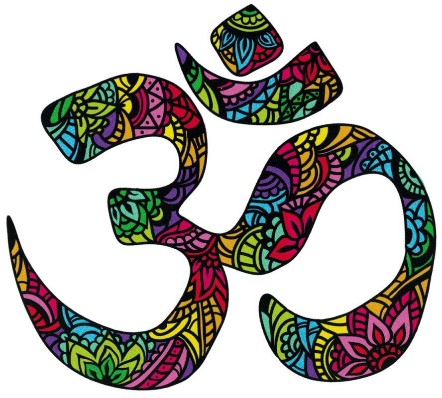 Om Aum Namaste Yoga Meditation Symbol Bumper Sticker / Decal Peace