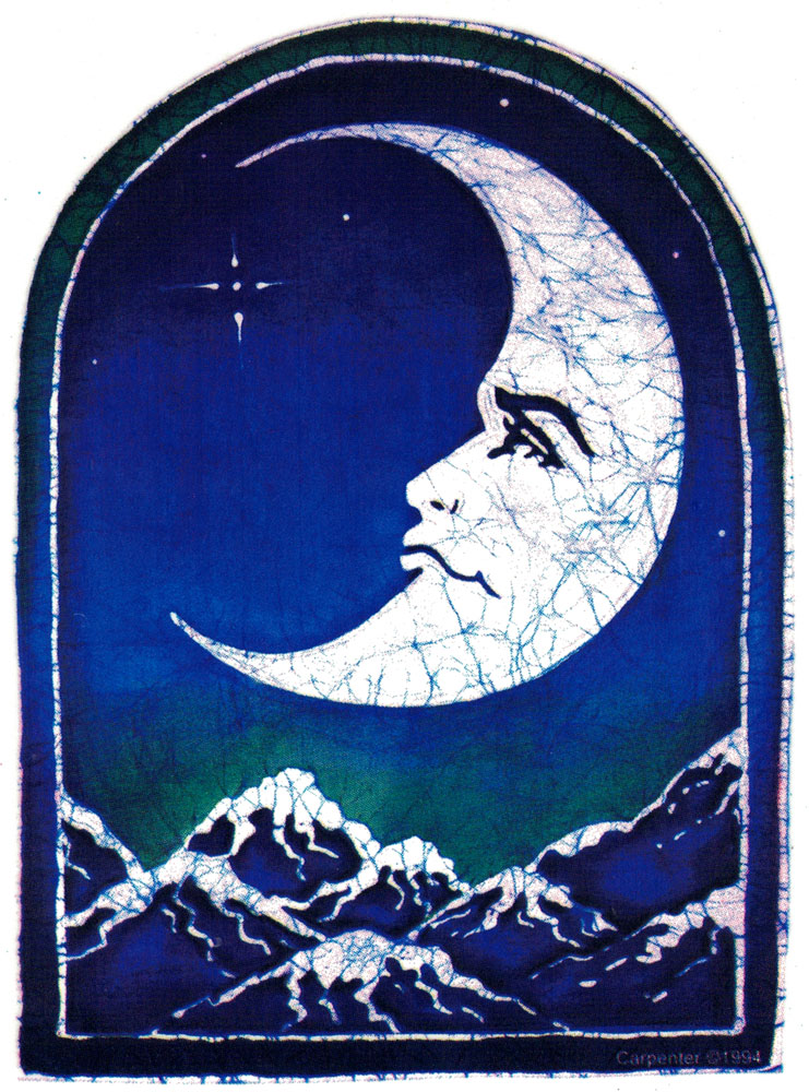 Crescent Moon Bumper Sticker / Decal Peace Resource Project