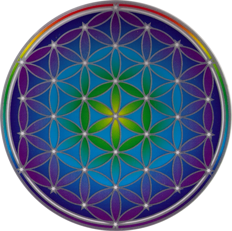 Flower of Life Window Sticker / Decal Peace Resource Project