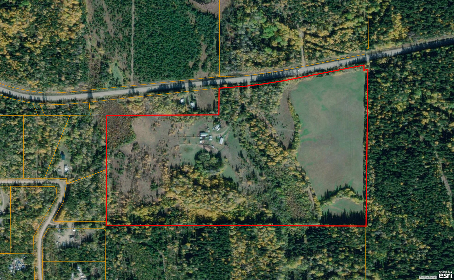 82 Acre Hobby Farm/Equestrian Property with 1,200 Sqft Home and 25 Acre