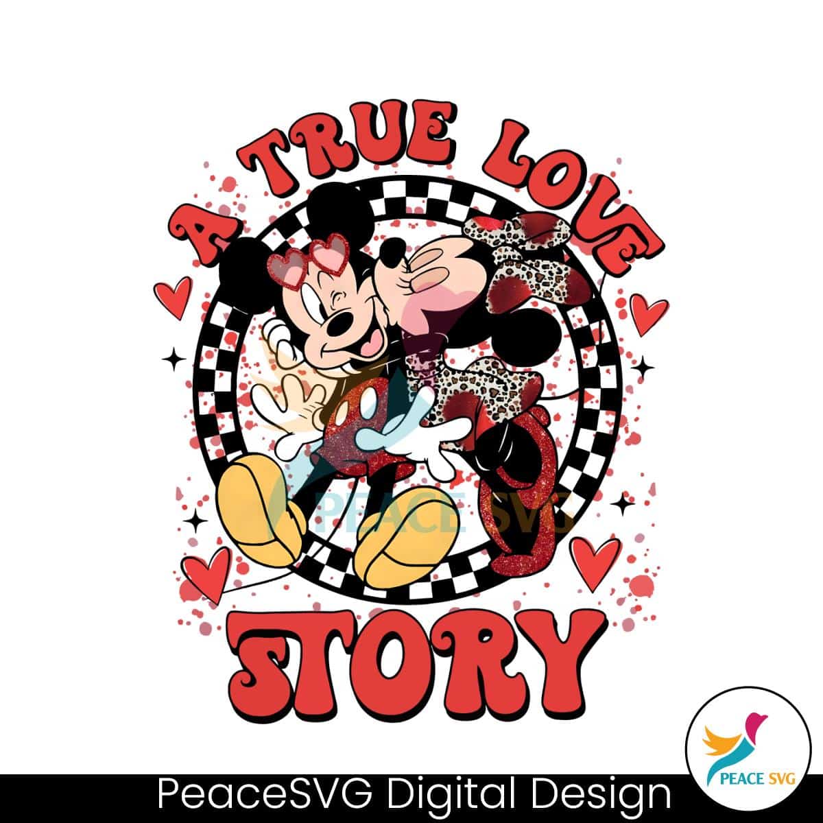 Disney A True Love Story PNG Files For Cricut » Peace SVG