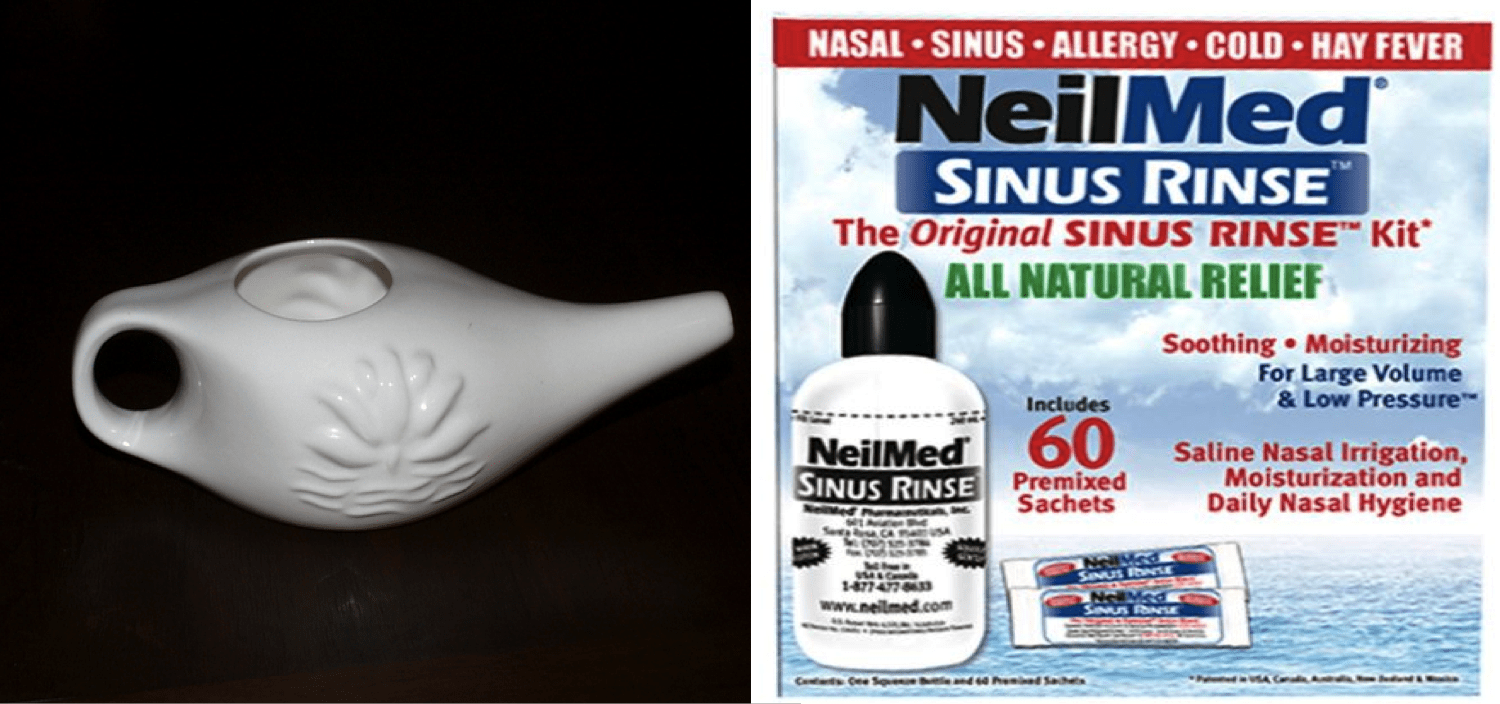 Washing away the nasal allergies. Peach Clinic