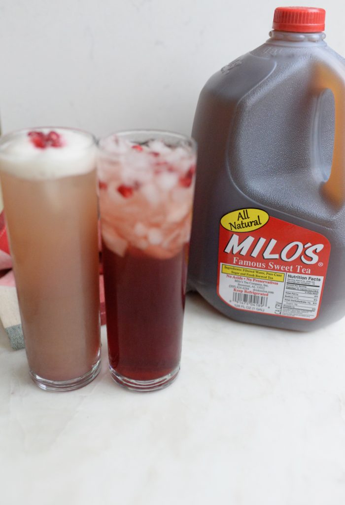 Sweet Tea Pomegranate Cocktail Recipe with Milo's Famous Sweet Tea