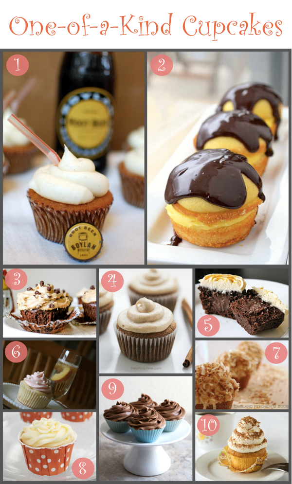 10 Unique Cupcake Recipes