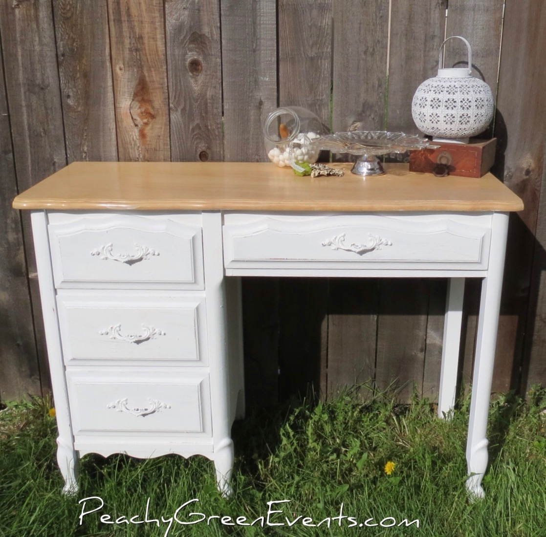 Vintage Style French Provincial Desk