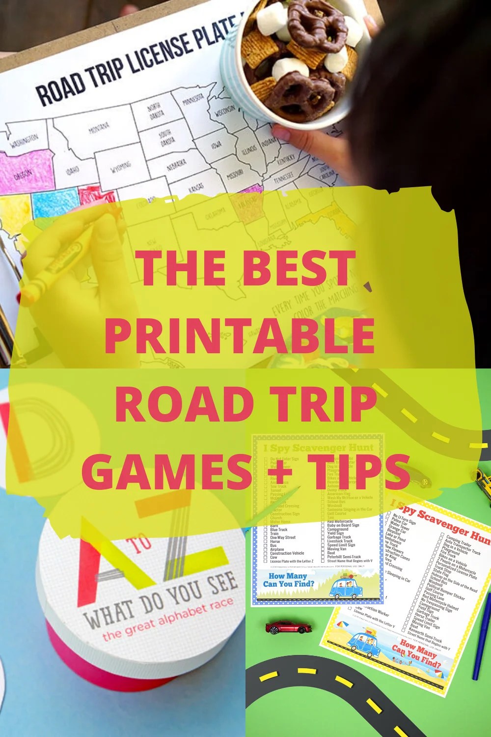 The Best Printable Road Trip Games + Tips Peachy Party
