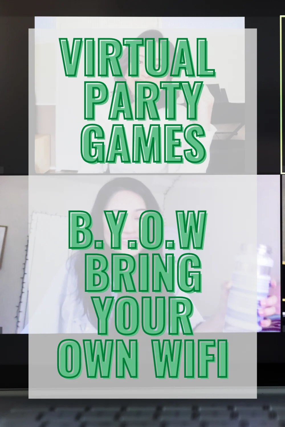 Virtual Party Games 2020 {BYOW Bring You Own Wifi} Peachy Party