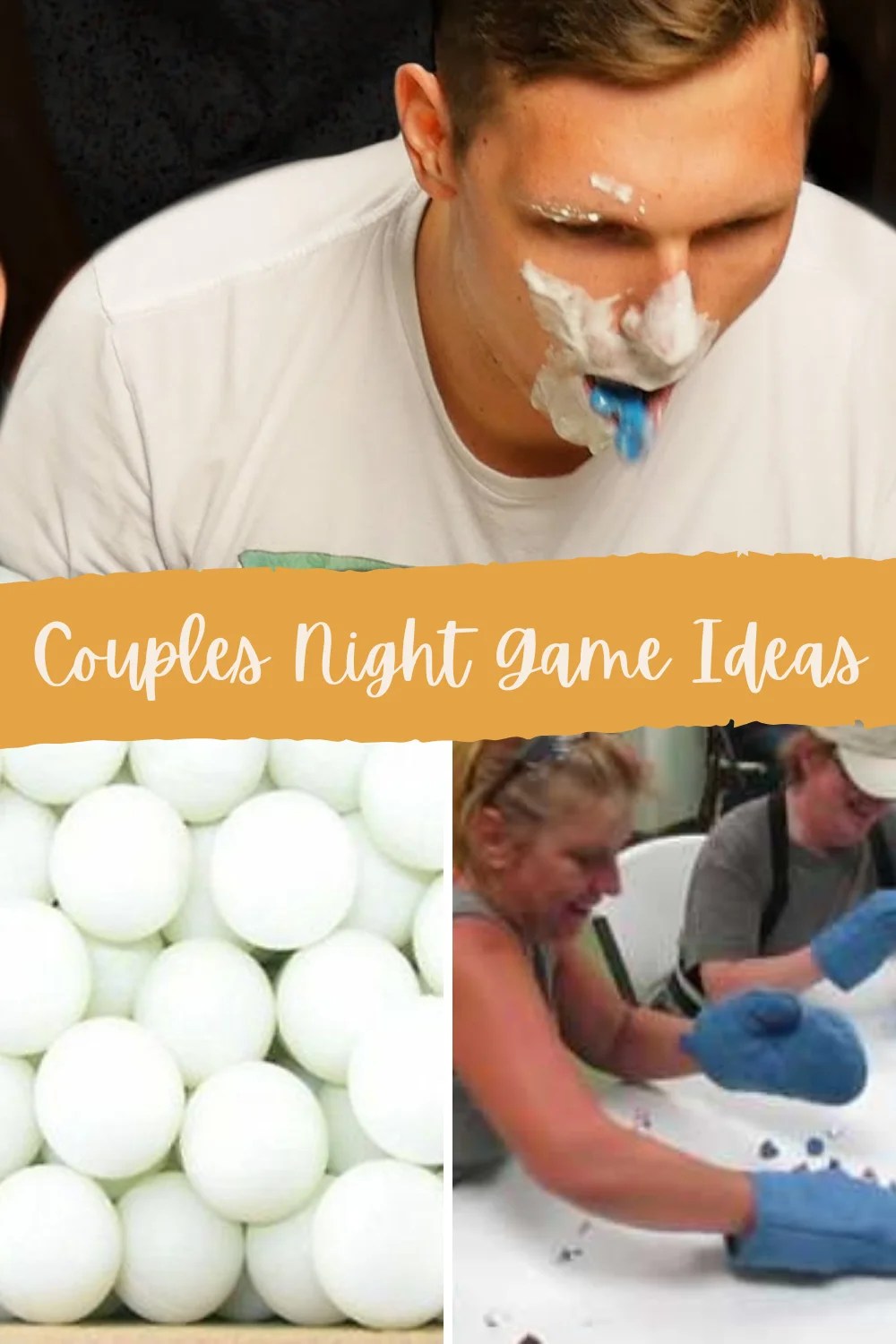 Minute to Win It Games for Couples Night Peachy Party