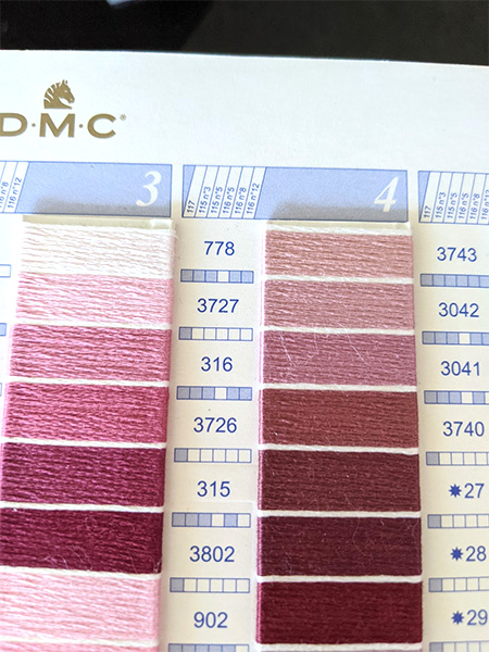 DMC Pearl Cotton Thread Tips - Peacock & Fig