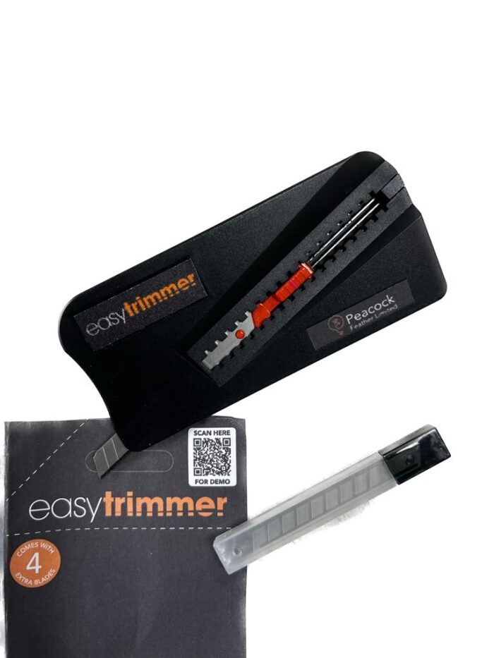 Easy Wallpaper Trimmer Peacock Feather