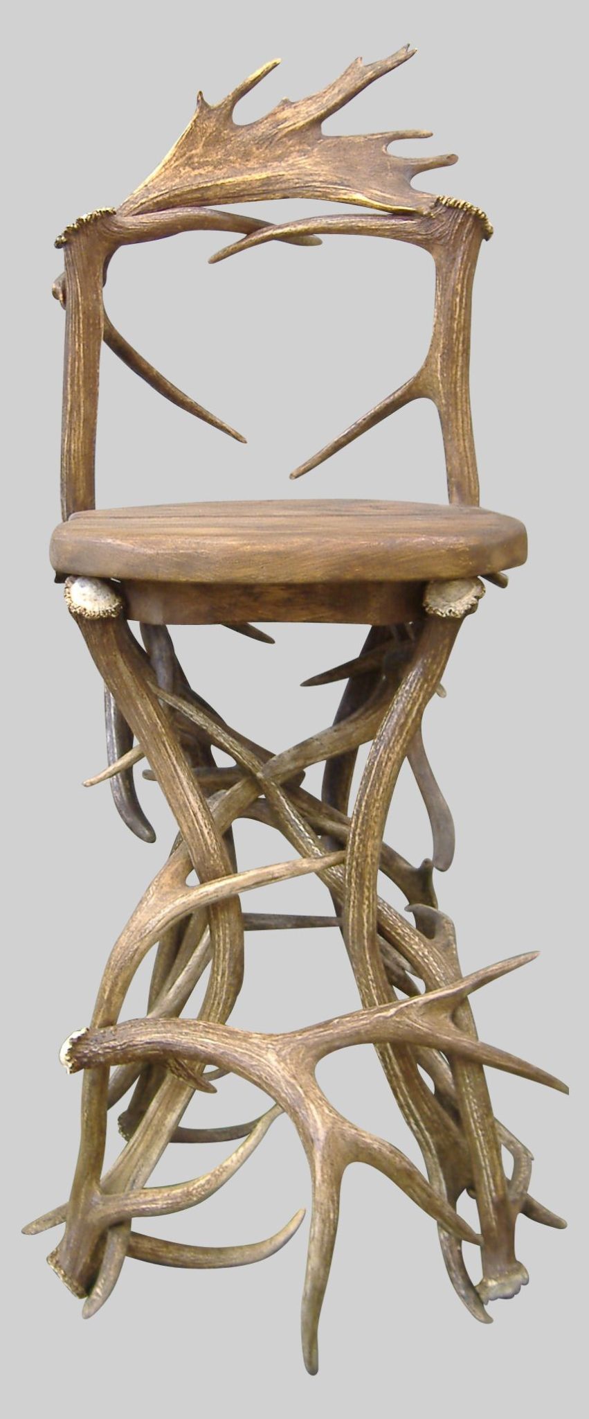 Ad shop cheap wooden stools & more. Web this counter stool from the clarence collection by butler will enhance. Elk Antler Bar Stool with Back, Rustic Wood or Leather Seat
