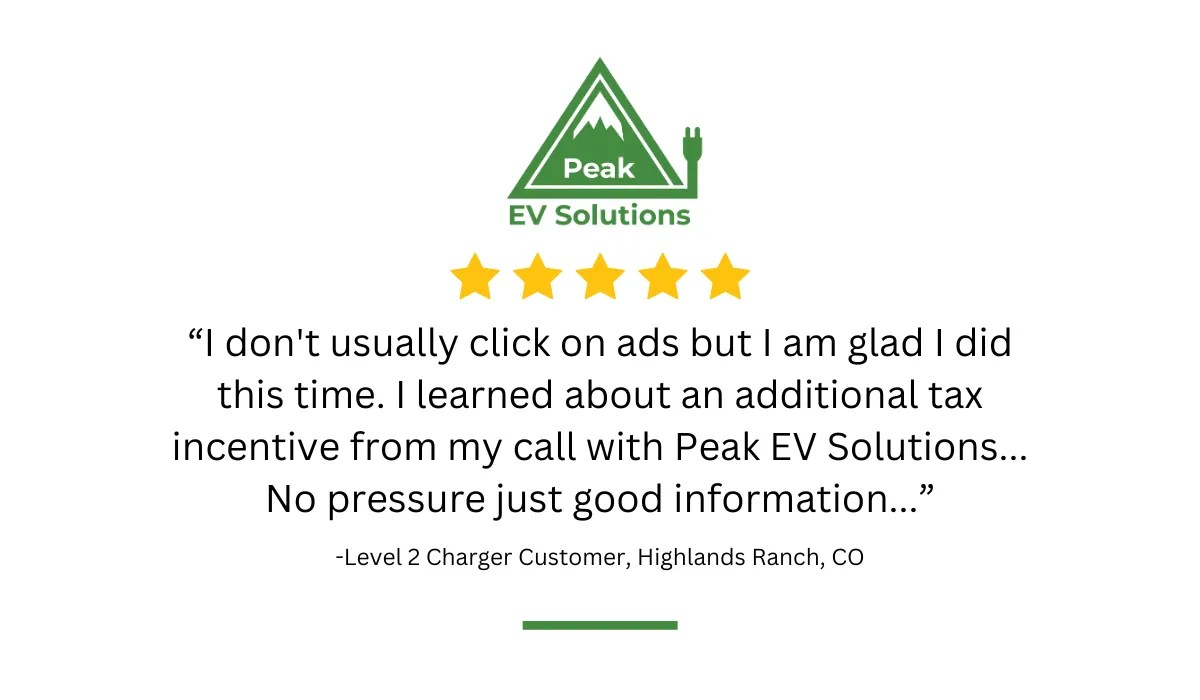 Level 2 Charger Installation In Highlands Ranch, Colorado