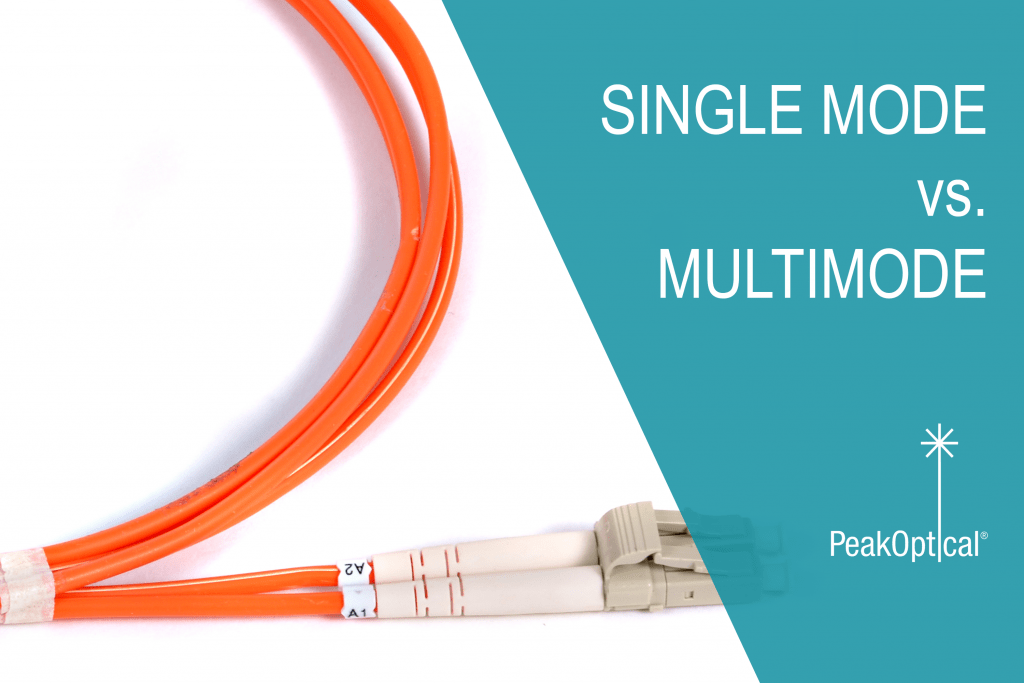 Single mode vs. Multimode fiber optic cables PeakOptical A/S