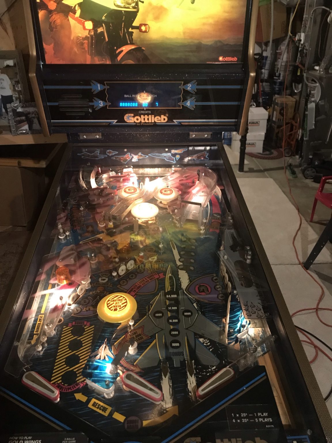 Gold Wings (Gottlieb, 1986) Peak Pinball