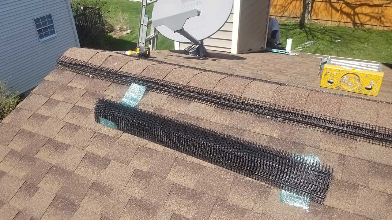 Peak Protector Guard Roof Ridge Vent Animal Guard Protection 1 US