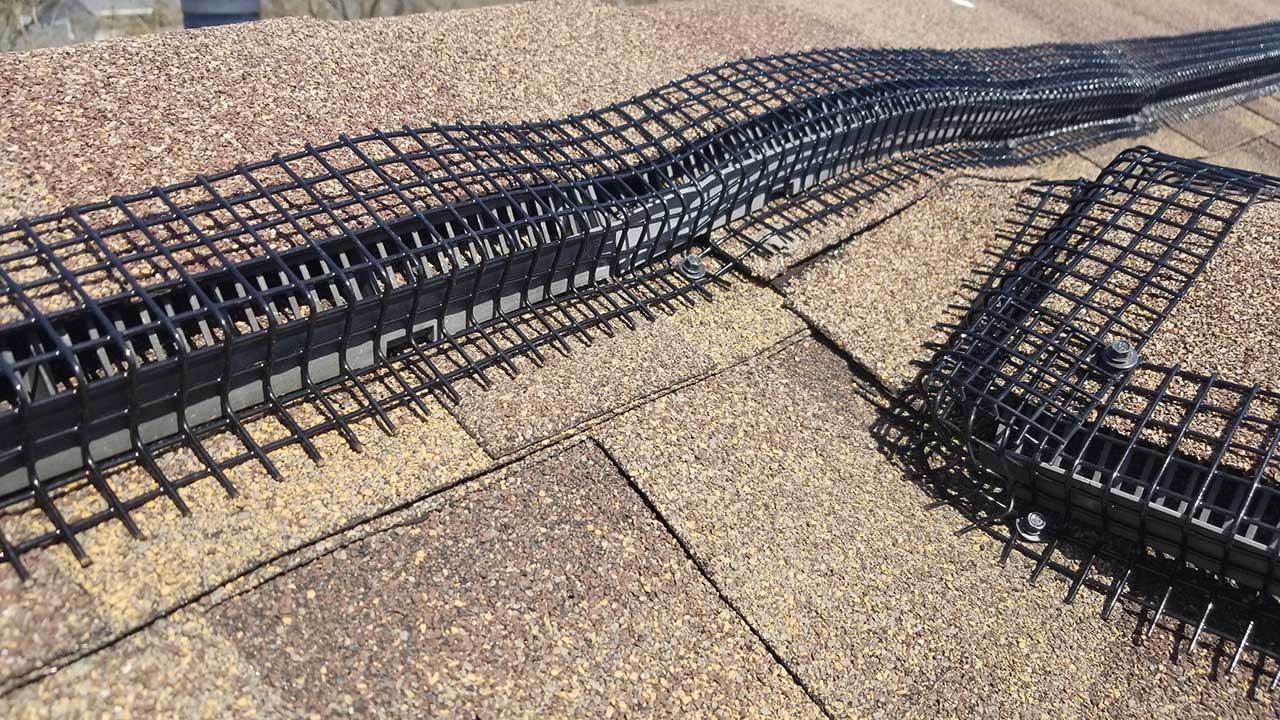 Peak Protector Guard Roof Ridge Vent Animal Guard Protection 1 US