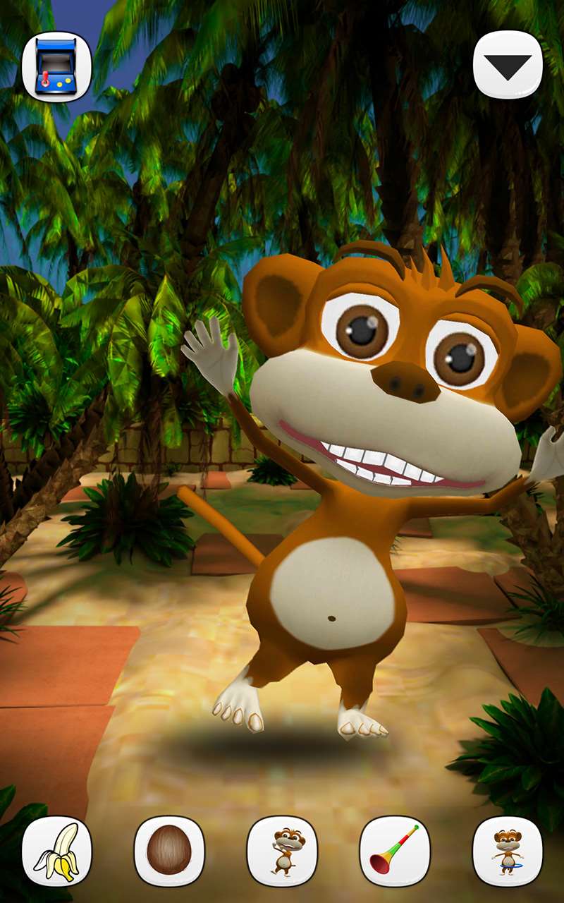 Talking Monkey Virtual Pet Game for Kids Free