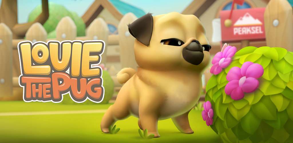 My Virtual Pet Dog Louie the Pug Free for Android and iOS
