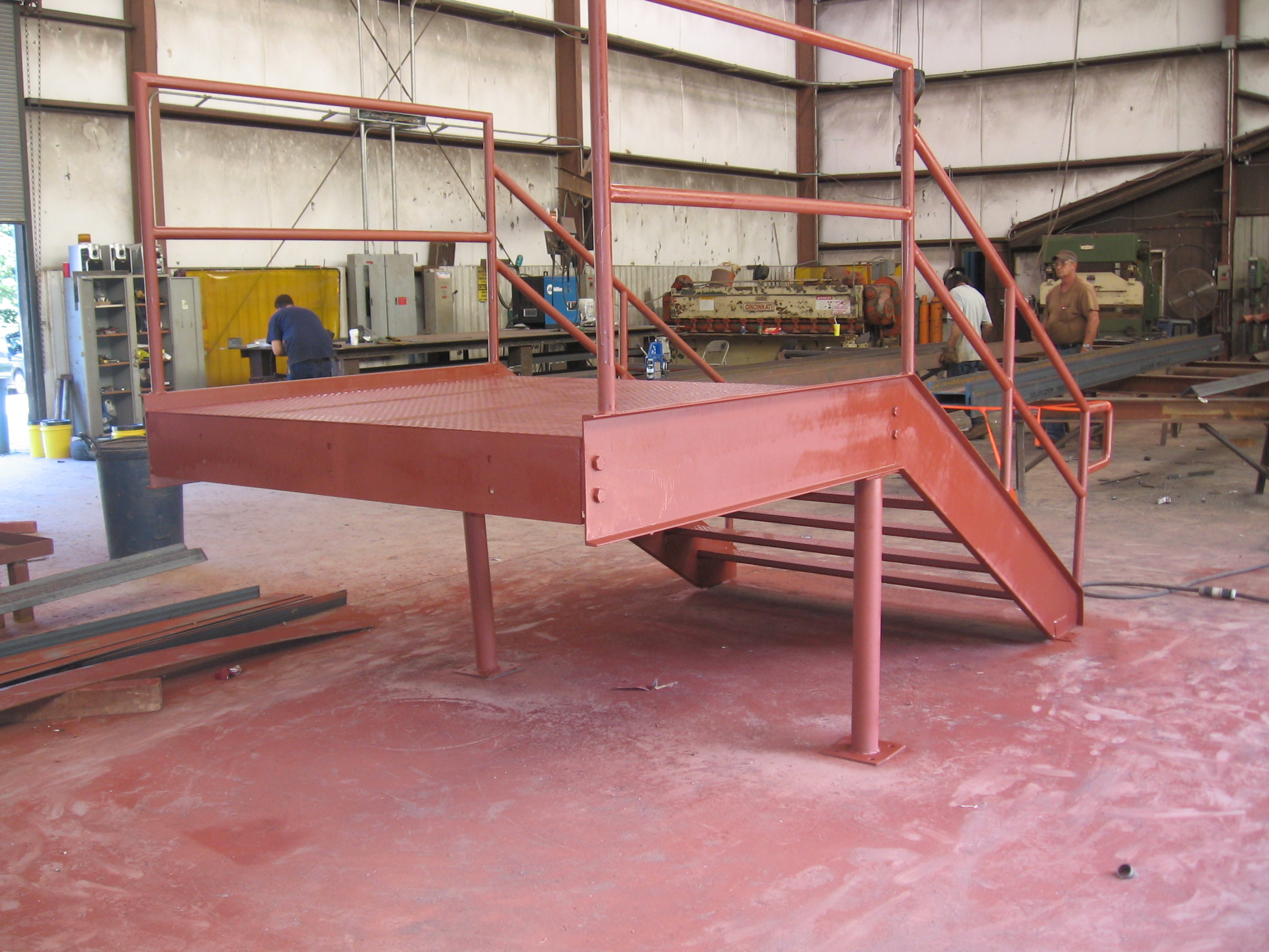 warehouse stairs PEAK STEEL