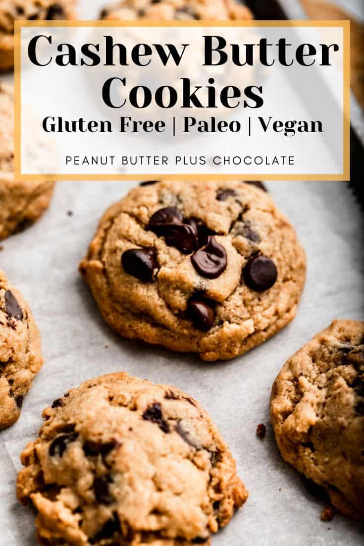 Cashew Butter Cookies Gluten Free Vegan Peanut Butter Plus Chocolate