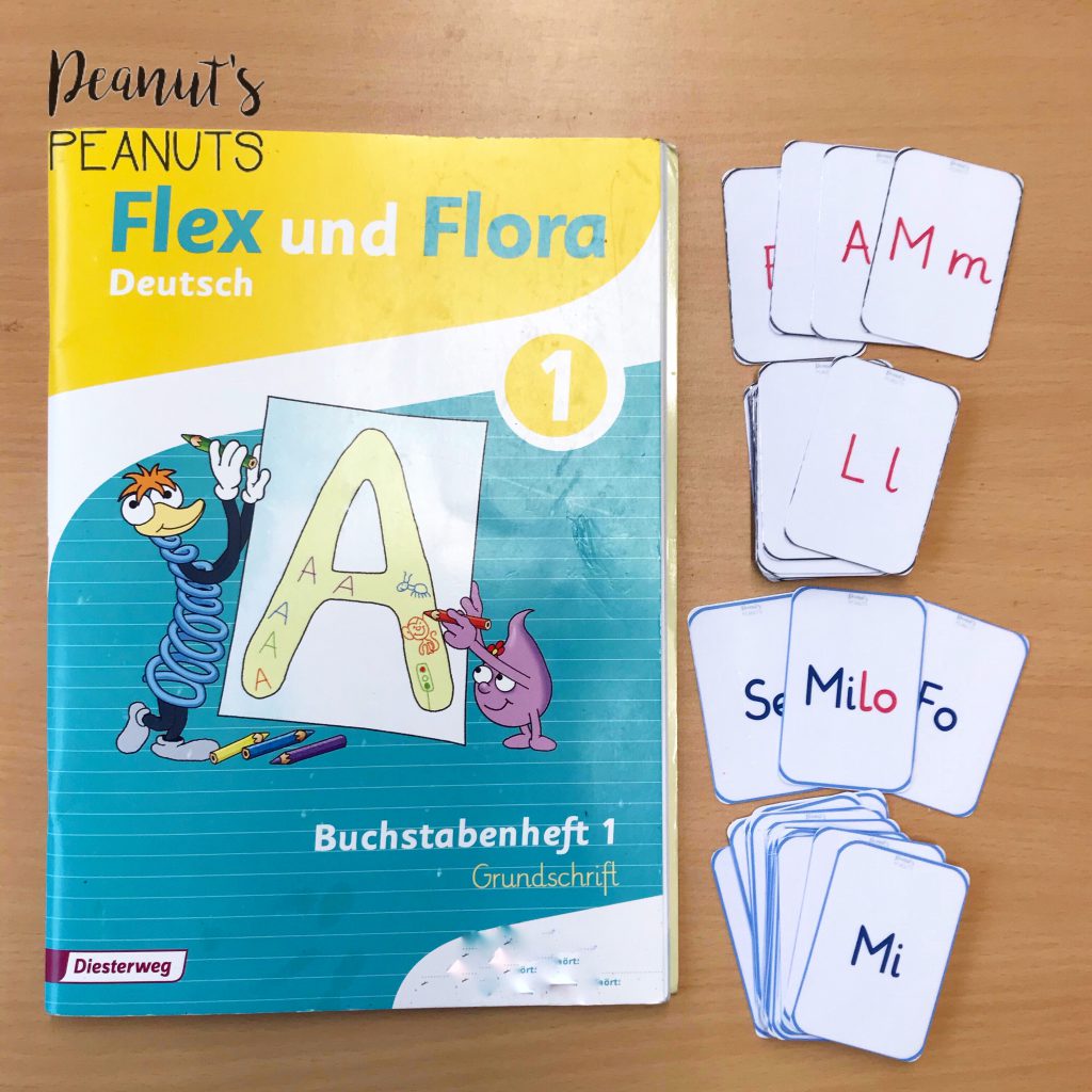 Swap Cards für den Deutschunterricht in Klasse 1 Peanut's Peanuts