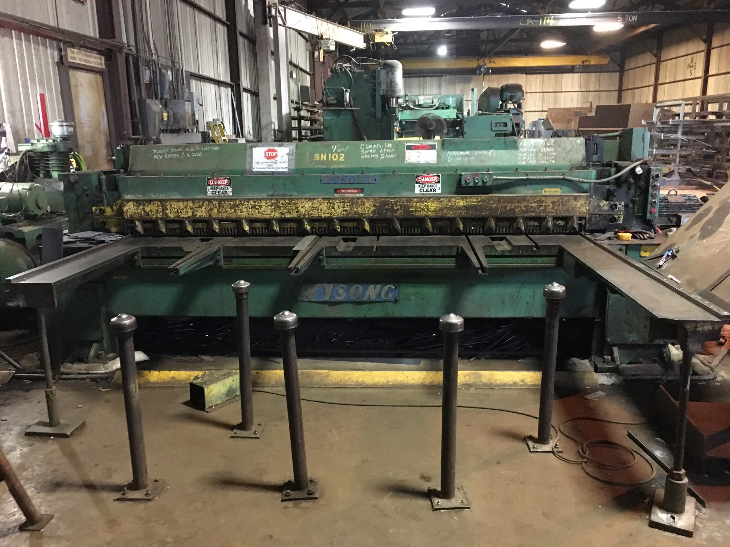 Wysong 1025 Mechanical Shear Pearl Equipment Company