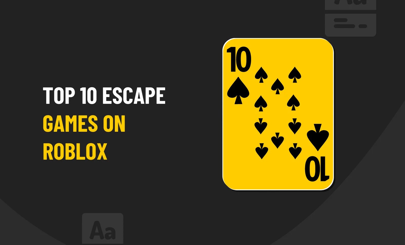 Top 10 Escape Games on Roblox Pearl Lemon Games