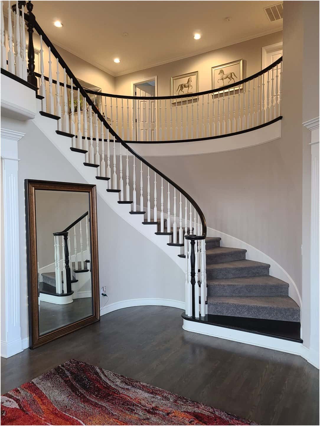 Check out these handrail painting projects. Small jobs can still have a